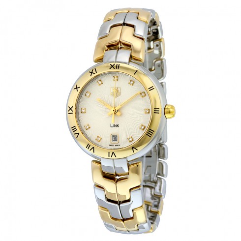 Tag Heuer Link Silver Dial Steel and Gold Bracelet Ladies Watch WAT1352.BB0962 watches