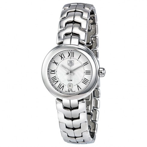 Tag Heuer Link Silver Guilloche Dial Stainless Steel Ladies Watch WAT1416.BA0954 watches