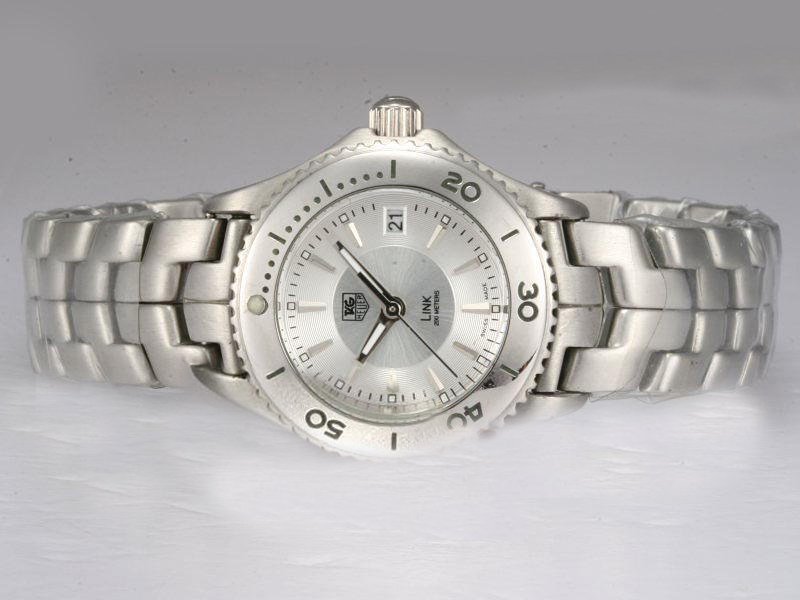 TAG Heuer Link WJ1112.BA0570 Womens Round Silver Stainless Steel Strap Watch watches