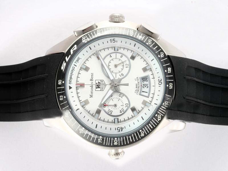 TAG Heuer Mercedes Benz SLR CAG2110.FC6209 Automatic 43mm White Dial Watch watches