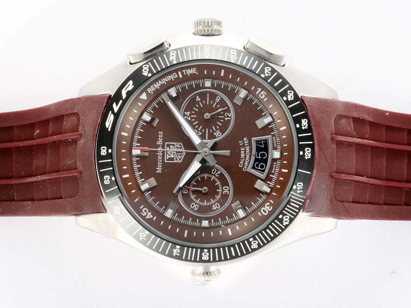 TAG Heuer Mercedes Benz SLR CAG2111.FT6009 43mm Automatic Brown Dial Watch watches