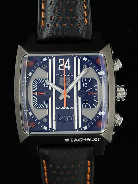 TAG Heuer Monaco CAL5112.FC6298 Blue Dial 40.5mm Quartz Chronograph Watch watches