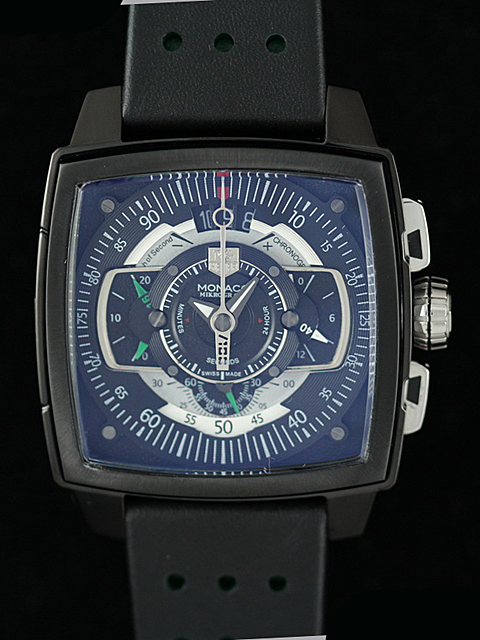 TAG Heuer Monaco CAW2100 Blue Dial Quartz Chronograph 43mm Watch watches