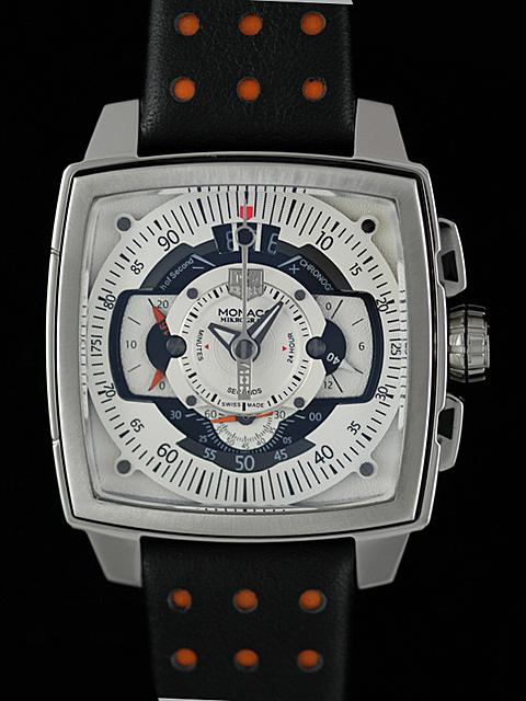 TAG Heuer Monaco CAW2100 Stainless Steel Bezel Mens Quartz Chronograph Watch watches