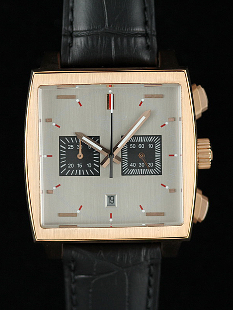 TAG Heuer Monaco CAw2111 Mens 39mm Quartz Chronograph Watch watches