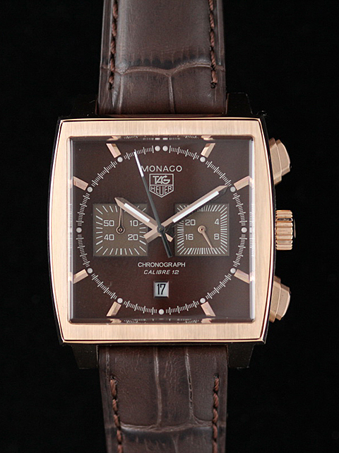 TAG Heuer Monaco CAW2111 Quartz Chronograph Mens Square Watch watches