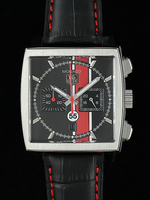 TAG Heuer Monaco Cw211A.fC6228 Mens Stainless Steel Bezel Quartz Watch watches