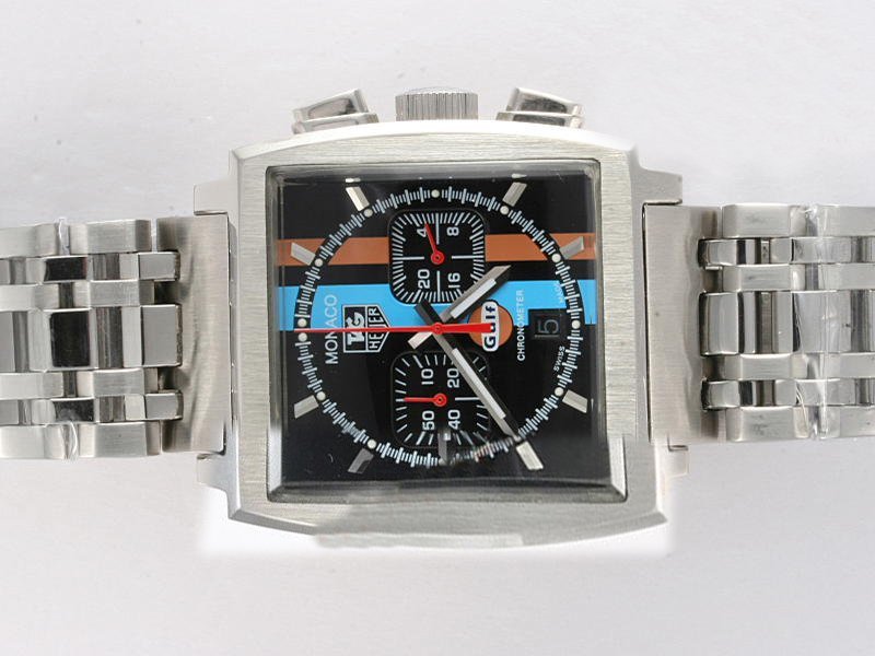Replica TAG Heuer Monaco Cw211A.fC6228 Rectangle Mens Quartz Chronograph Watch Watch