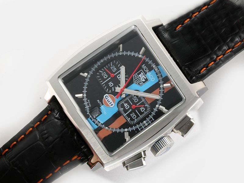 TAG Heuer Monaco Cw211A.fC6228 Stainless Steel Case Stainless Steel Bezel Multicolor Dial Watch watches