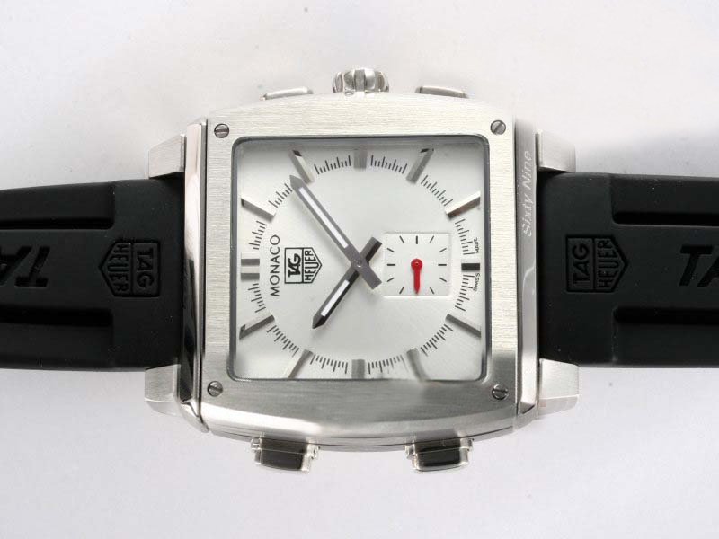 TAG Heuer Monaco Monaco Sixty Nine Quartz White Dial 40x40mm Watch watches