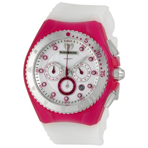 Technomarine Cruise Beach Chrono Pink And White Watch 109012 watches