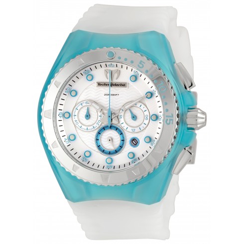Technomarine Cruise Beach Chrono Turquoise And White Watch 109014 watches