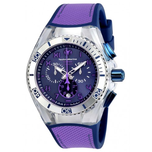 Technomarine Cruise California Blue Dial Chronograph Canvas Men's Watch 115013 watches