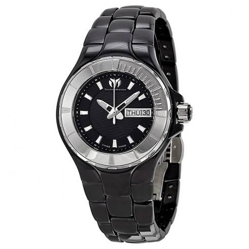 Technomarine Cruise Ceramic Black Dial Unisex Watch 110026C watches