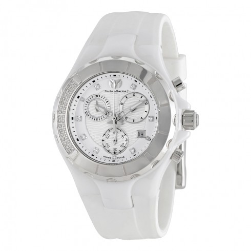 Technomarine Cruise Ceramic White Dial Chronograph Unisex Watch 110030 watches