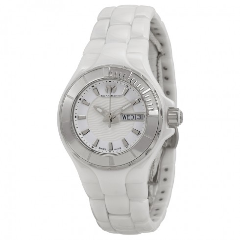 Technomarine Cruise Ceramic White Dial Ladies Watch 110022C watches
