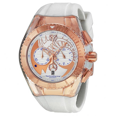 Technomarine Cruise Dream Fortune Fish Dial Chronograph Rose Gold PVD Unisex Watch 112020 watches