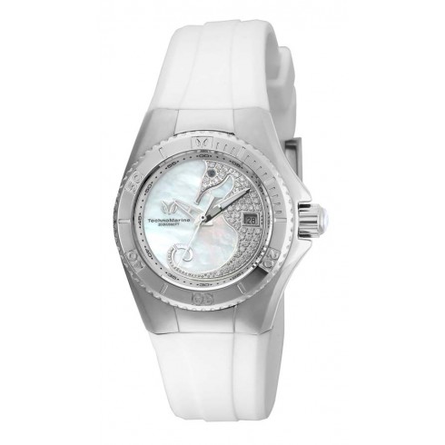 Technomarine Cruise Dream Mother of Pearl White Silicone Ladies Watch 115206 watches