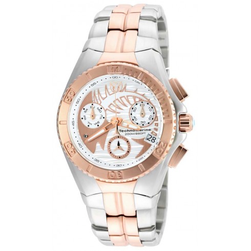 Technomarine Cruise Dream White and Rose Dial Two-tone Men's Watch 115198 watches