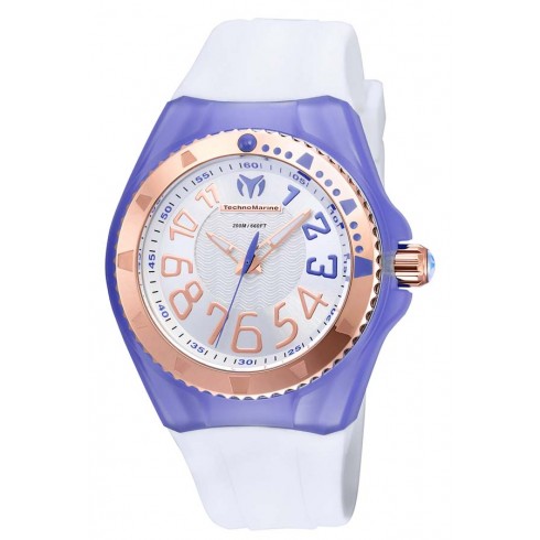 Technomarine Cruise Original Silver Dial White Silicone Ladies Watch 115229 watches