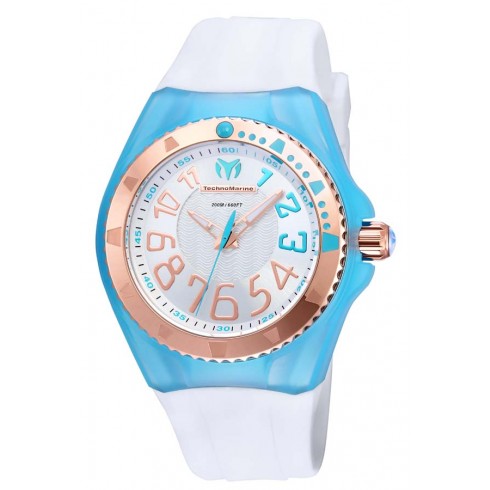 Technomarine Cruise Original Silver Dial White Silicone Ladies Watch 115230 watches