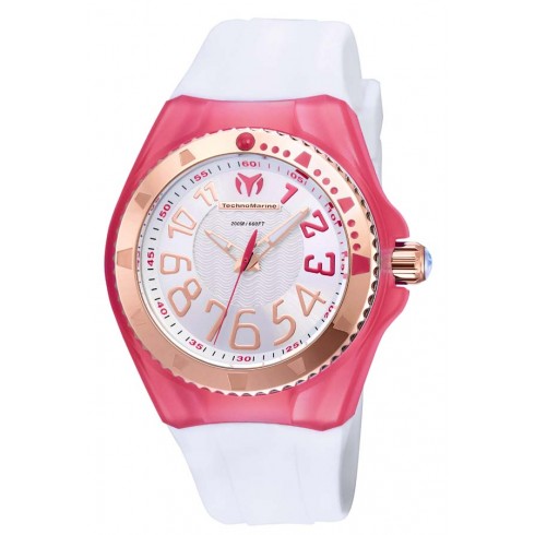 Technomarine Cruise Original Silver Dial White Silicone Ladies Watch 115231 watches