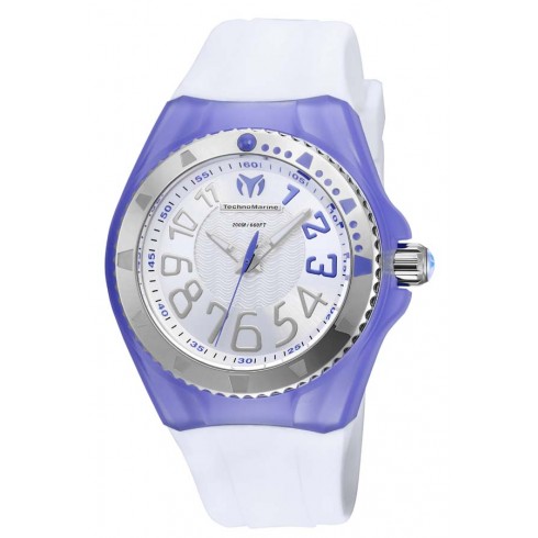 Technomarine Cruise Original Silver Dial White Silicone Men's Watch 115223 watches