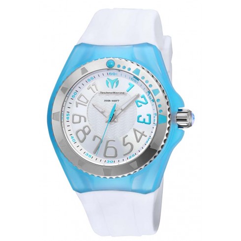 Technomarine Cruise Original Silver Dial White Silicone Men's Watch 115224 watches