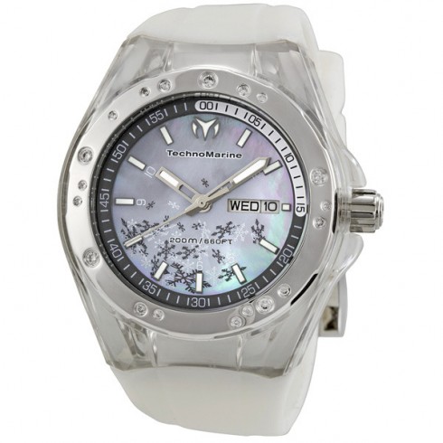 Technomarine Cruise Sport Snow Mother of Pearl Dial Unisex Watch 110064 watches