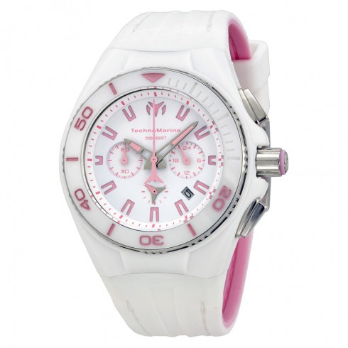 Technomarine Cruise Vision II White Dial White Rubber Ladies Watch 113012 watches