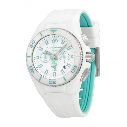 TechnoMarine Cruise White Vision II White Dial White Silicone Unisex Watch 113011 watches