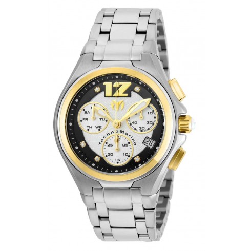 Technomarine Manta Neo Classic Chronograph Black and Silver Dial Men's Watch 215010 watches