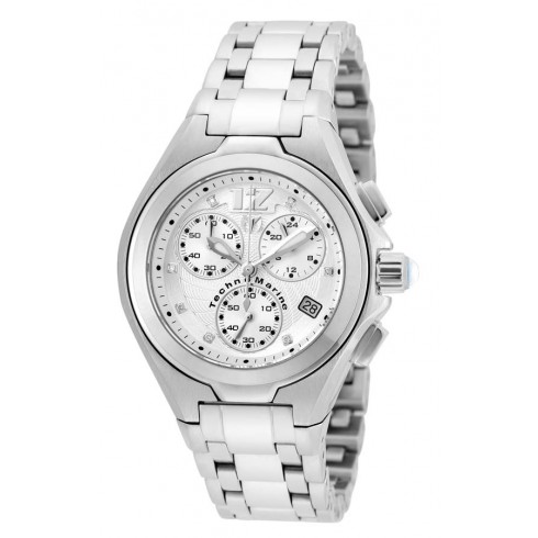 Technomarine Manta Neo Classic Chronograph Silver Dial Ladies Watch 215022 watches