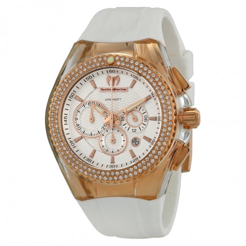 Technomarine Original Cruise Star Silver Dial Chronograph Unisex Watch 110055 watches