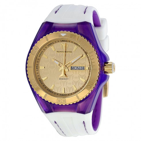 Technomarine Rose Dial White Silicone Unisex Watch 113036 watches
