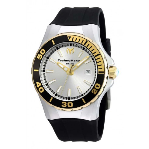 Technomarine Sea Manta Black Dial Black Silicone Men's Watch 215055 watches