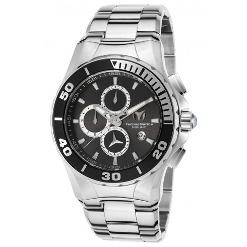 Technomarine Sea Manta Chronograph Black Dial Stainless Steel Men's Watch 215043 watches