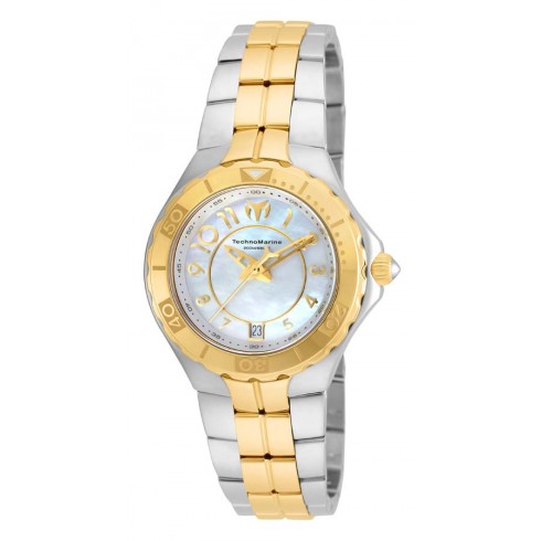Technomarine Sea Pearl Mother of Pearl Dial Two-tone Ladies Watch 715008 watches