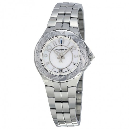 Technomarine Sea Pearl White Dial Stainless Steel Ladies Watch 713004 watches