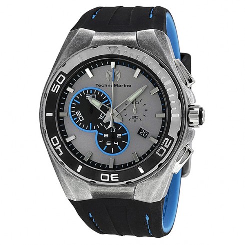 Technomarine Steel Evolution Chronograph Sunray Grey Dial Stainless Steel Men's Watch 112007 watches
