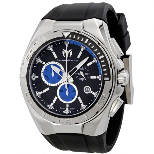 Technomarine Steel Regular Black Dial Chronograph Men's Watch 110011 watches