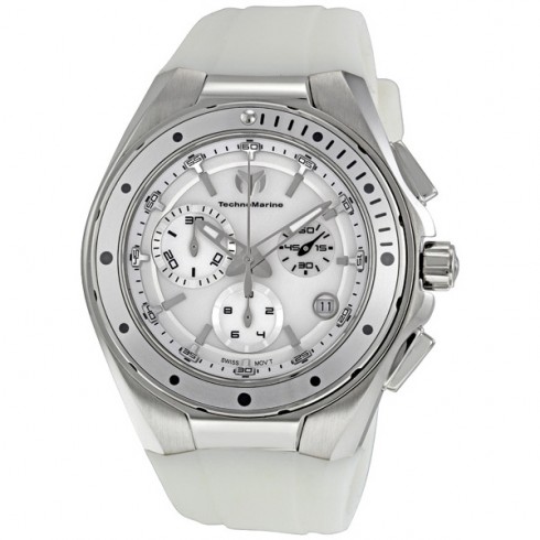 Technomarine Steel Regular Mother of Pearl Dial Chronograph Unisex Watch 110005 watches