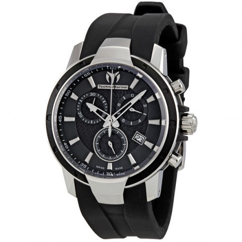 Technomarine UF6 Black Dial Chronograph Unisex Watch 610008 watches