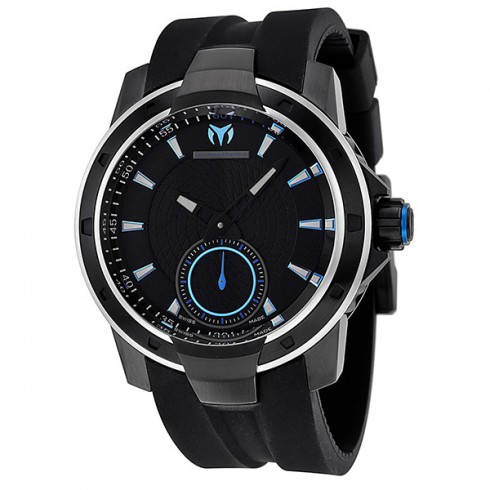 Technomarine UF6 Black Dial Stainless Steel Black Rubber Men's Watch 611001 watches