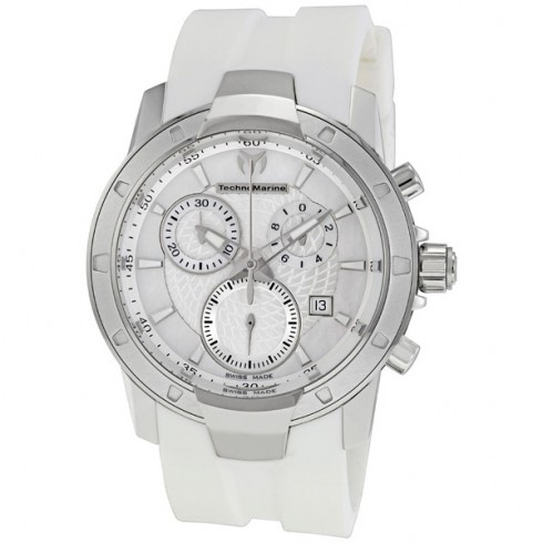 Technomarine UF6 Mother of Pearl Dial Chronograph Unisex Watch 610003 watches