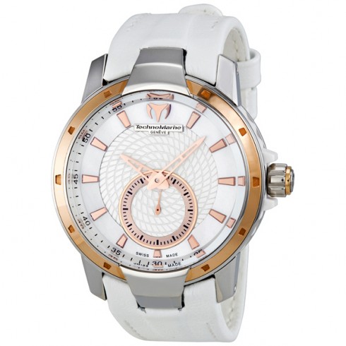 Technomarine UF6 Mother of Pearl Dial Gold Bezel Ladies Watch 609019 watches
