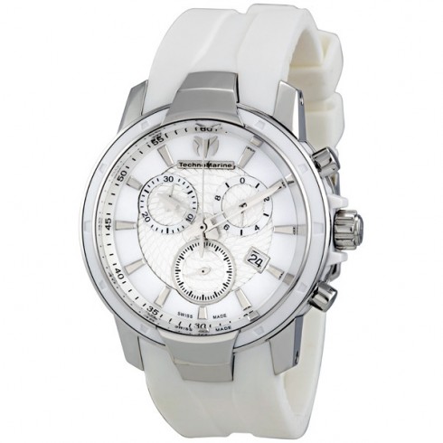 Technomarine UF6 White Dial Chronograph Ladies Watch 610007 watches