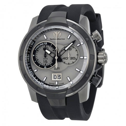 Technomarine UF6 Yachting Chronograph Grey Dial Stainless Steel Men's Watch 612003 watches