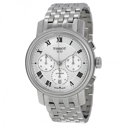 Tissot Bridgeport Automatic Chronograph Silver Dial Stainless Steel Men's Watch T097.427.11.033.00 watches