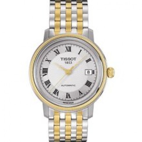 Tissot Bridgeport Automatic Silved Dail Two-tone Men's Watch T0454072203300 watches
